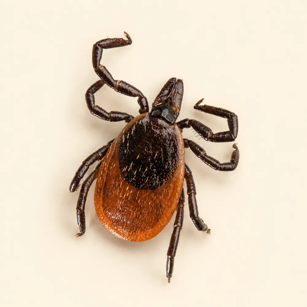 Blacklegged (deer) tick close-up