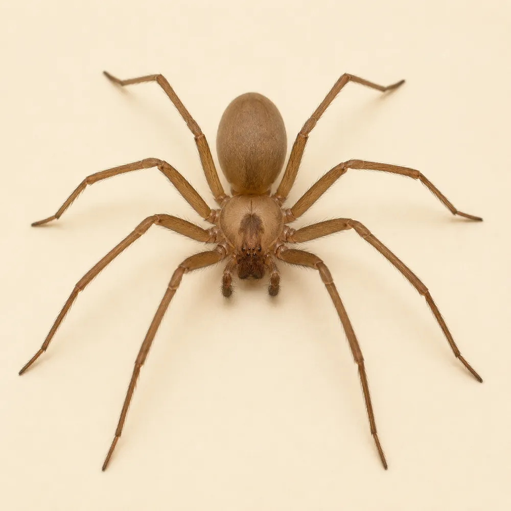Brown recluse close-up