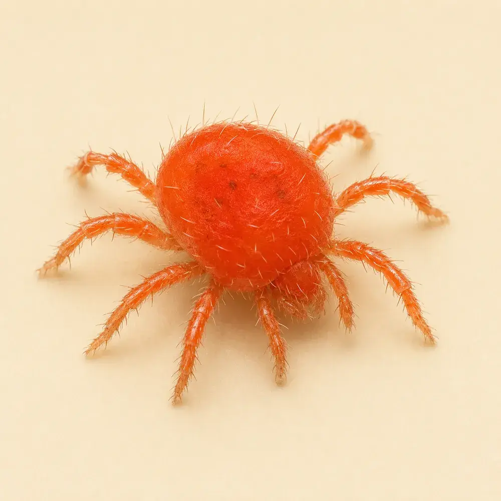 Chigger mite magnified, Forterra Pest Control