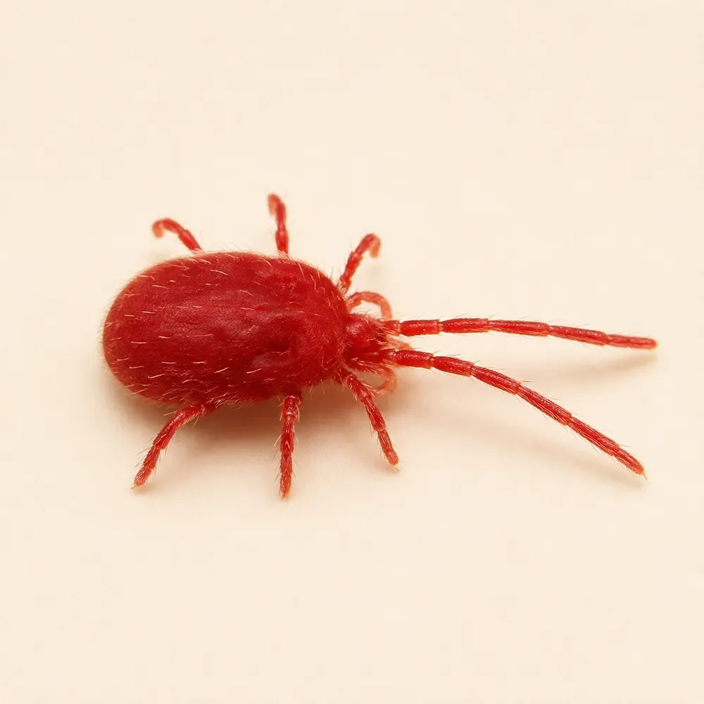 Clover mite close-up