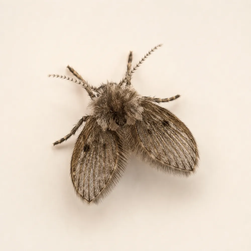 Drain fly close-up