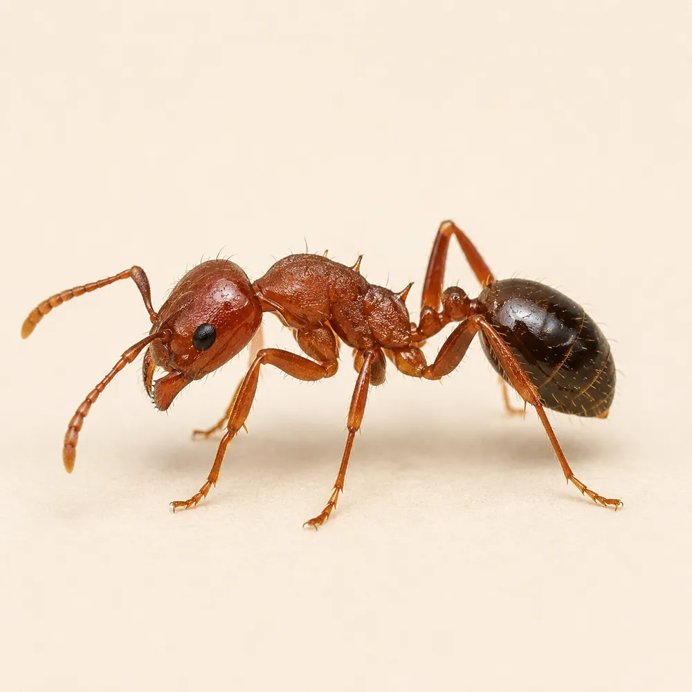 Red imported fire ant close-up