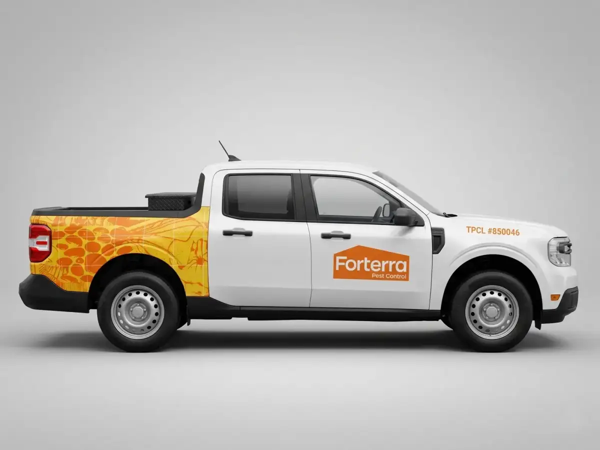 Routes, licensing and a truck, Forterra Pest Control
