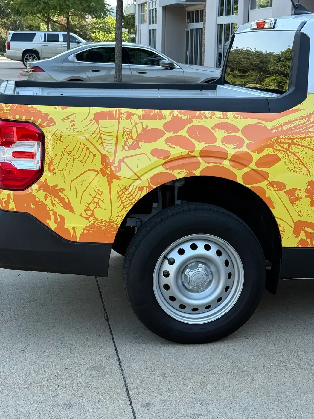 Forterra Pest Control truck rear wrap