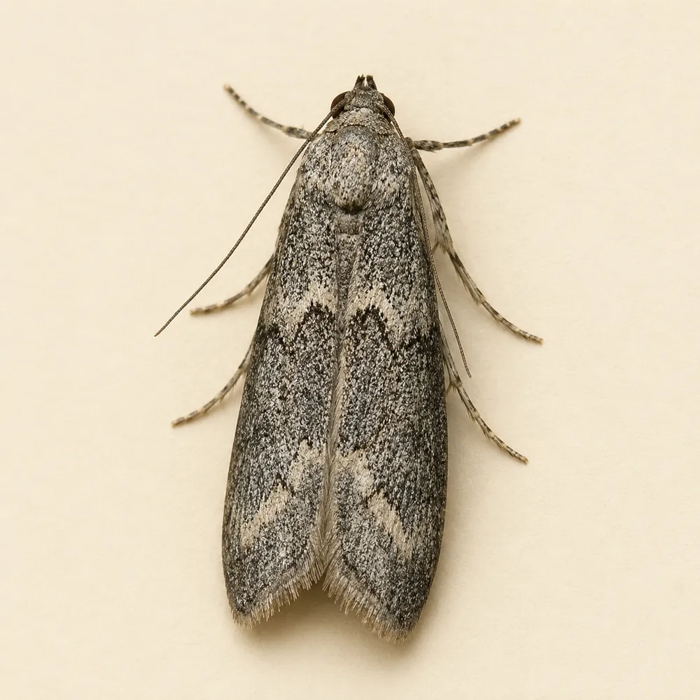 Mediterranean flour moth close-up