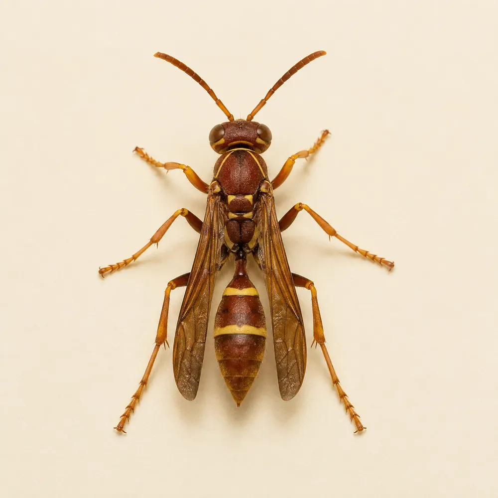 Paper wasp close-up