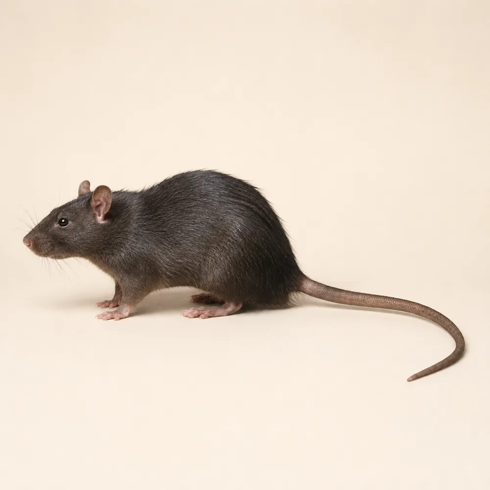 Roof rat close-up