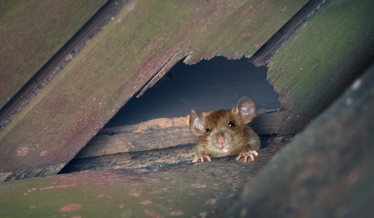 roof rat in attic